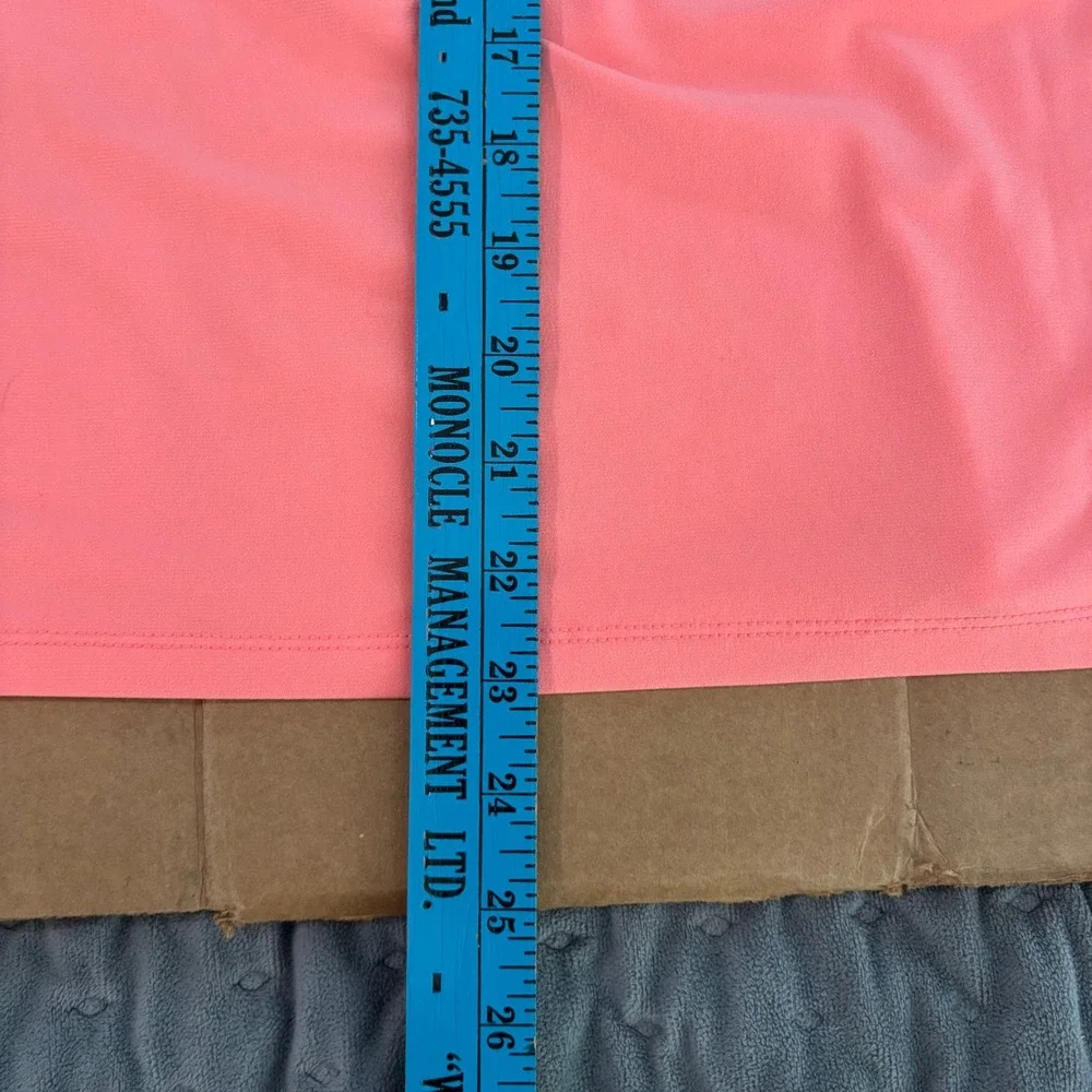 Michael Kors Grapefruit Pink Ladder Cutout Sleeve Top Size M New With Tags‎